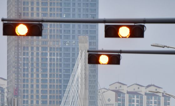 막바지 공사 중인 포항 해오름대교