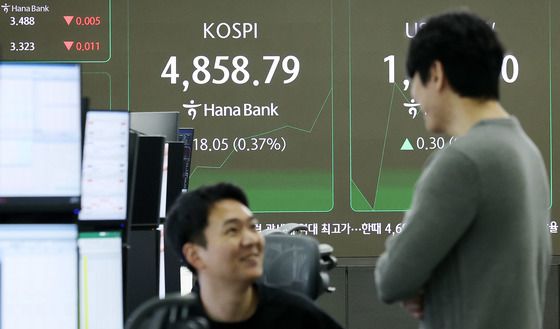 5000 노리는 코스피, 장중 사상 최고가 경신