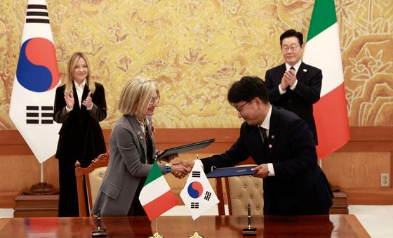 한-이탈리아, 시민보호 협력 양해각서 협약식