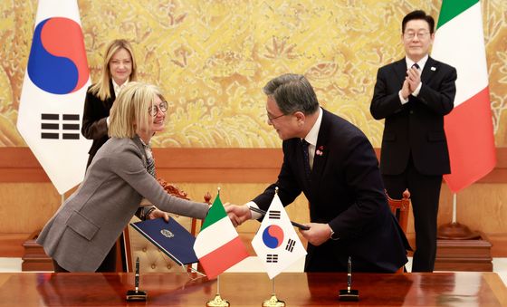 한-이탈리아, 문화유산 및 경관 보호 양해각서 협약식