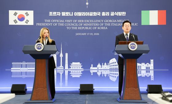 한-이탈리아 정상 공동언론발표