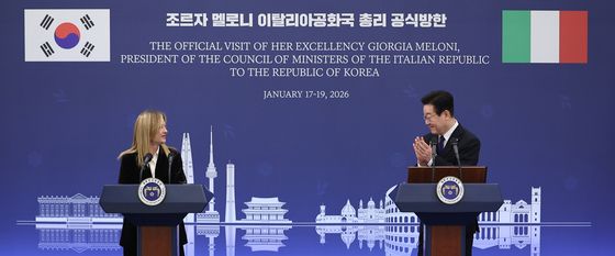 한-이탈리아 정상 공동언론발표