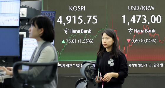 4900선 뚫은 코스피