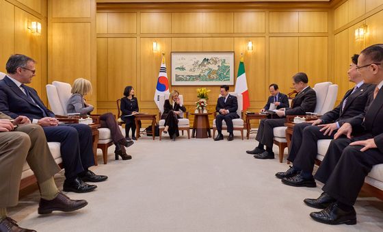 한-이탈리아 정상 소인수회담