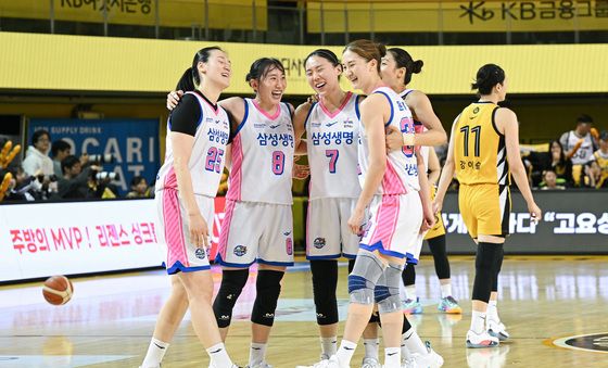 여자농구 삼성생명 '통산 500승'