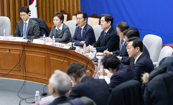 지방선거 연석회의 주재하는 정청래 대표