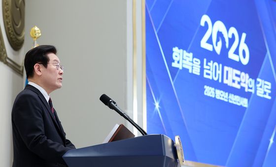 신년인사 하는 이재명 대통령