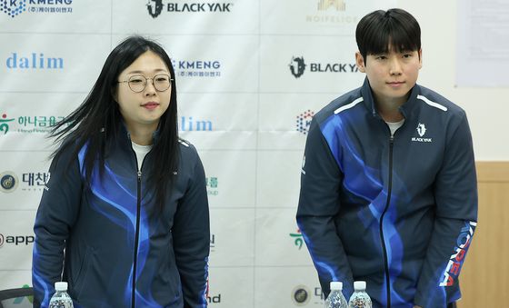 믹스더블컬링 김선영·정영석, 기적을 만들고 올게요