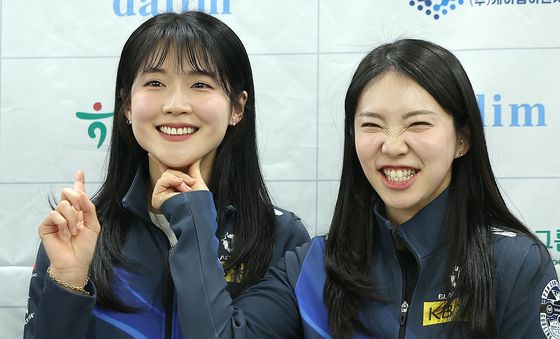 여자 컬링 설예은·김수지, 우리들이 분위기 메이커