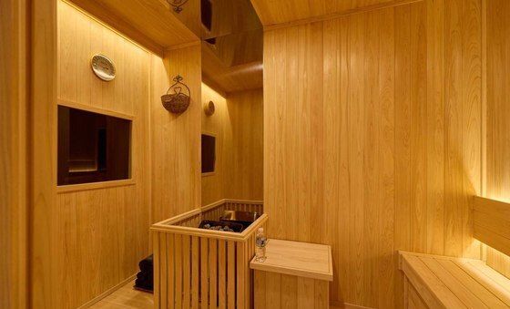 용산 대통령실에 설치된 사우나