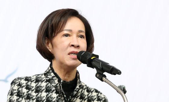 신년 인사하는 이인선 대구시당위원장