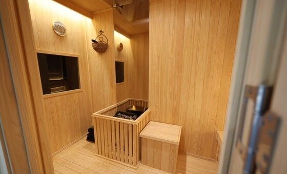 용산 집무실에 설치된 사우나