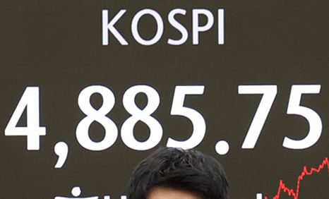 코스피, 13거래일 만에 하락 마감