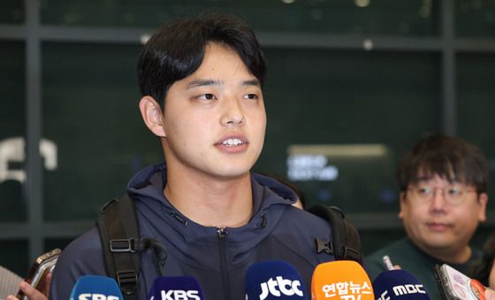 문동주 '훈련 열심히 했어요'