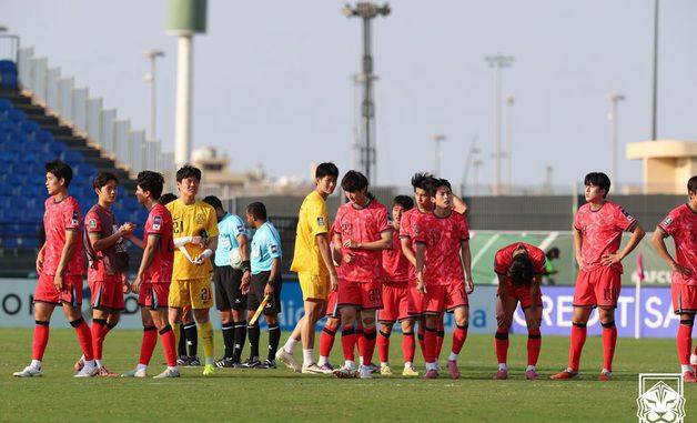 U-23 대표팀, 한일전 0-1 패배