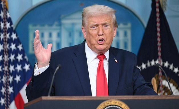 [포토]취임 1년 성과 설명하는 도널드 트럼프 美대통령