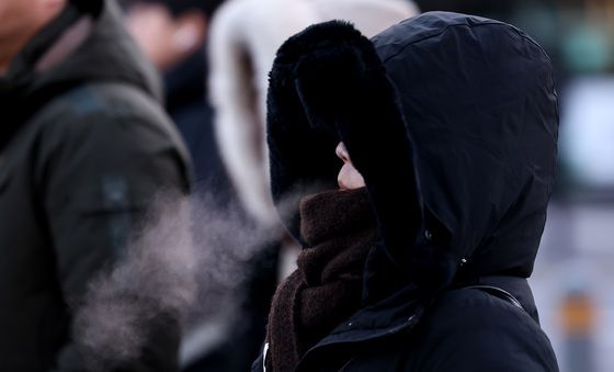 '입김도 얼어버릴 듯한 날씨'