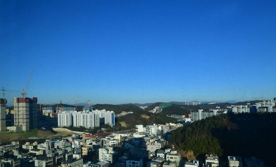 푸른 겨울 하늘