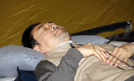 휴식 취하는 장동혁 대표