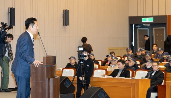 국가보훈정책특위 포럼 축사하는 정청래 대표