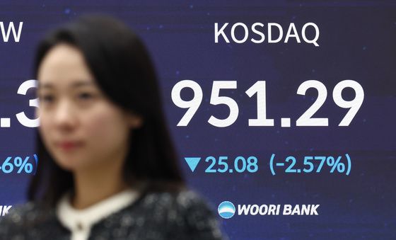 2%대 하락 마감한 코스닥
