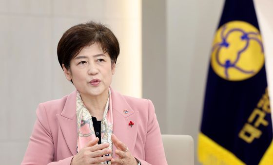 'TK 행정통합' 의견 밝히는 강은희 대구교육감