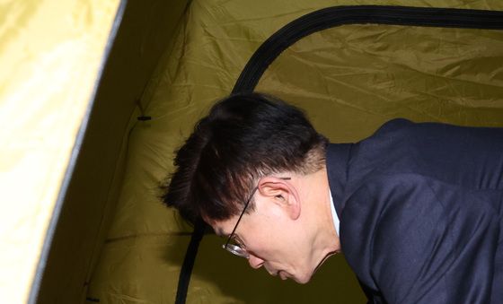 장동혁 찾아온 김문수