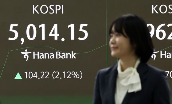코스피, 상승 출발해 사상 처음 5000 돌파