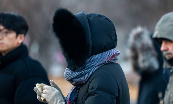 장갑껴도 '손난로' 필요한 날씨