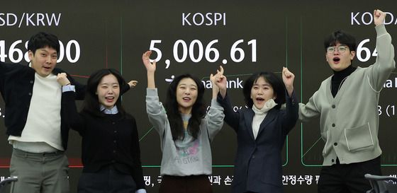코스피 5000 시대 '활짝'