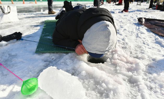산천어 어디있나
