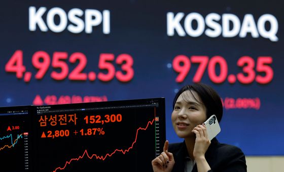 장중 오천선 찍은 코스피, 역대 최고 종가 마감