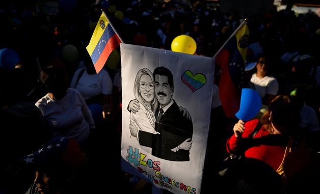 [포토] 베네수의 '마두로 석방' 행진