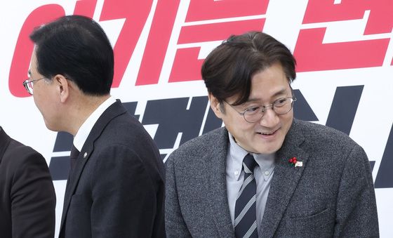 송언석 예방하는 홍익표 정무수석