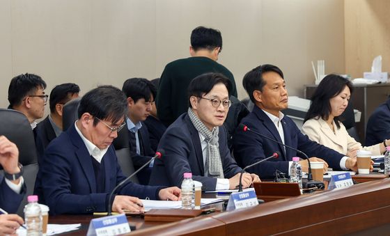 재생에너지 소부장 기업 간담회 발언하는 김정관 장관