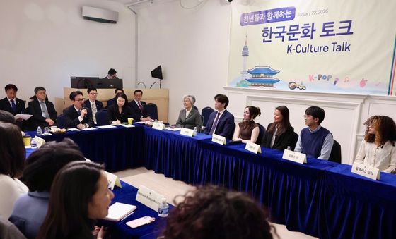 미국 청년과 함께하는 한국문화 간담회 갖는 김민석 총리