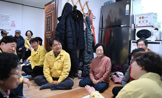 김광용 재난안전관리본부장, 겨울철 한파쉼터 현장점검