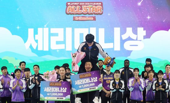 세리머니상 수상한 신영석·이다현