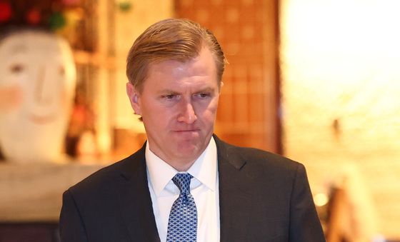 조현 외교장관과 조찬회동 마친 콜비 미국 국방차관