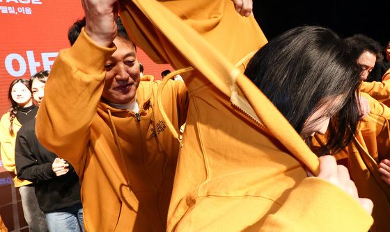 오세훈 시장, 커넥트 스테이지 환영 세레모니