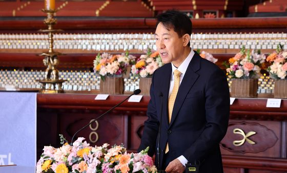 한국불교지도자 신년하례법회 축사하는 오세훈 시장