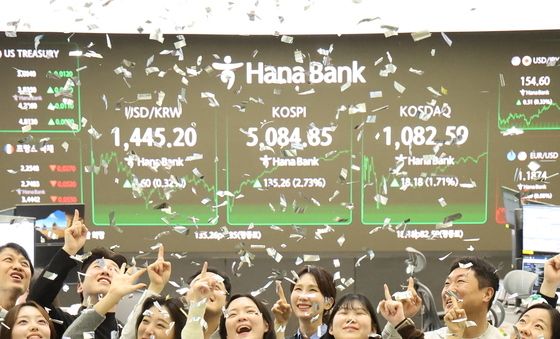 한국 증시 새역사, 종가 5000돌파