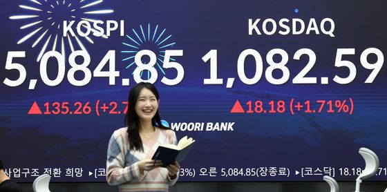 '코스피 5000, 코스닥 1000 돌파'