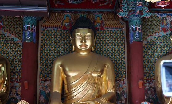 불교지도자 신년하례법회 찾은 주호영 부의장