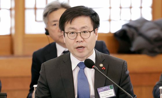 외국인투자 지원 정책 발표하는 여한구 통상교섭본부장