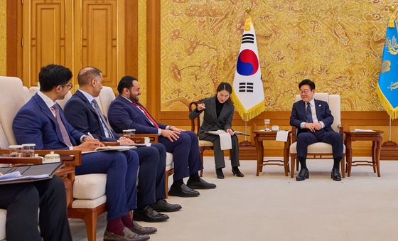 이재명 대통령 '카타르 국왕 특사 접견'