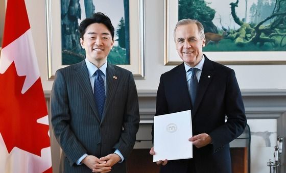 캐나다 총리 만난 강훈식 비서실장