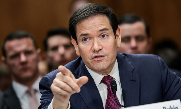 [포토] 대답 중인 미국 국무장관