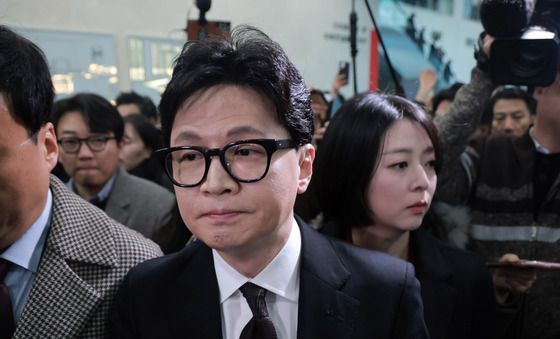 입장 발표 마친 한동훈