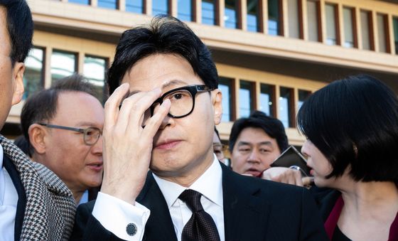 국회 나서는 한동훈